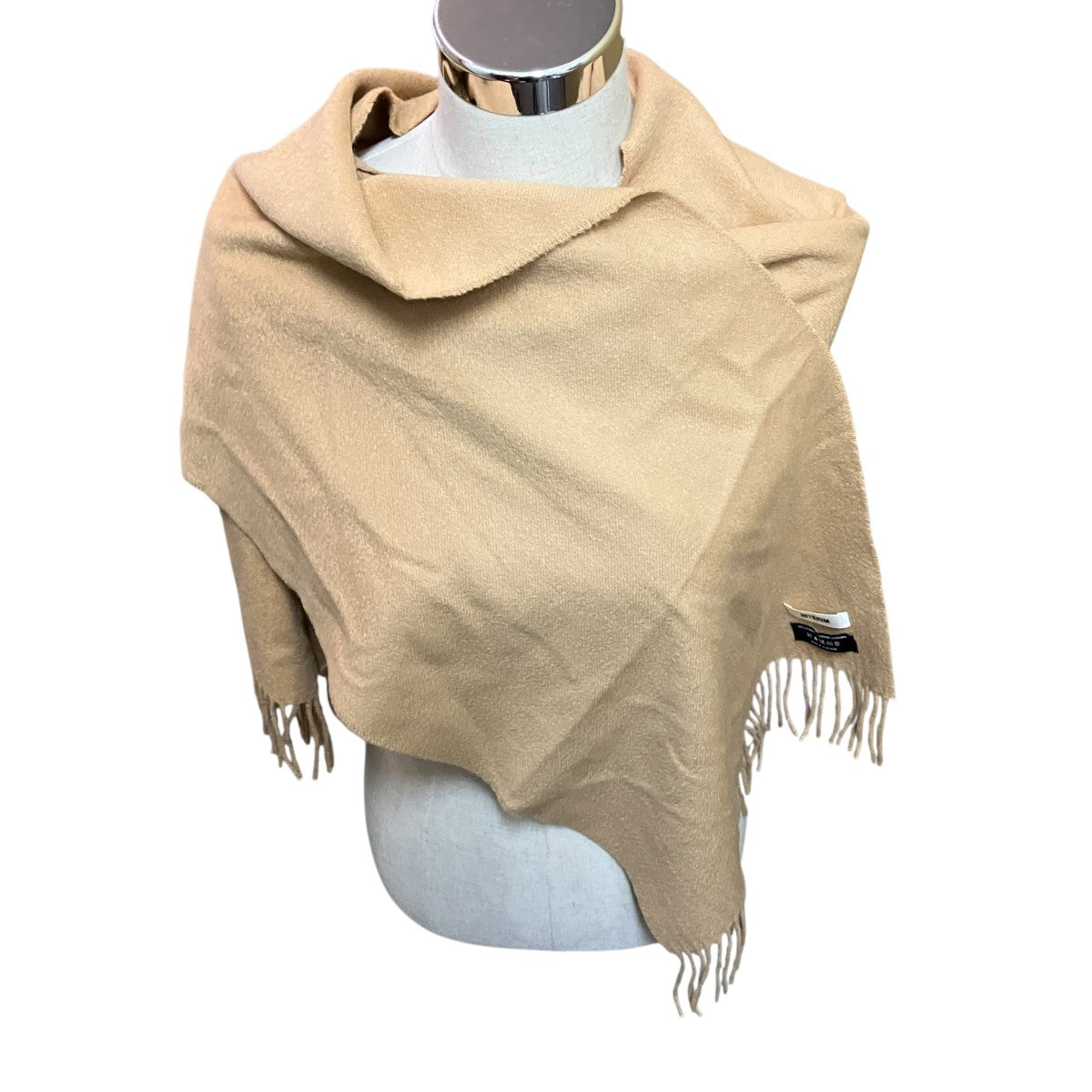 CASHMERE 100% STALL MUFFLERカシミヤマフラー