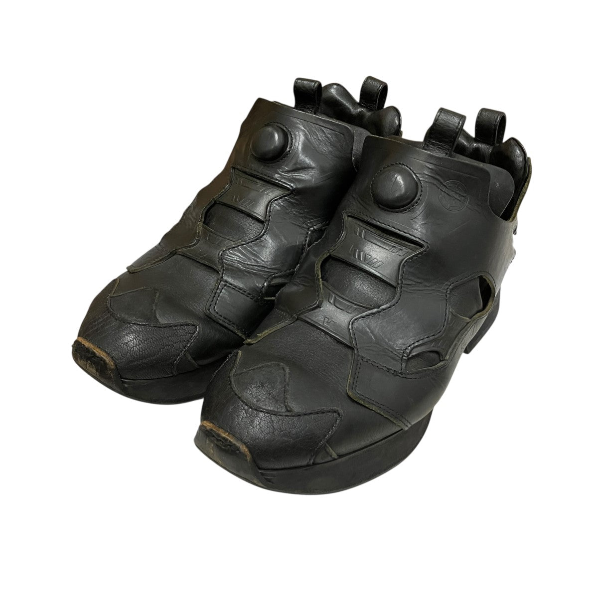 黒 Hender Scheme／エンダースキーマ3d 中古品 Hender Scheme(エンダースキーマ) レザースニーカー ブラック サイズ