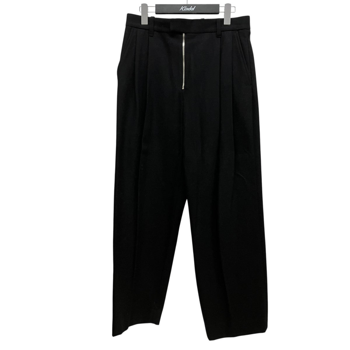 stein(シュタイン) EX WIDE TAPERED BARE ZIP TROUSERウールスラックス