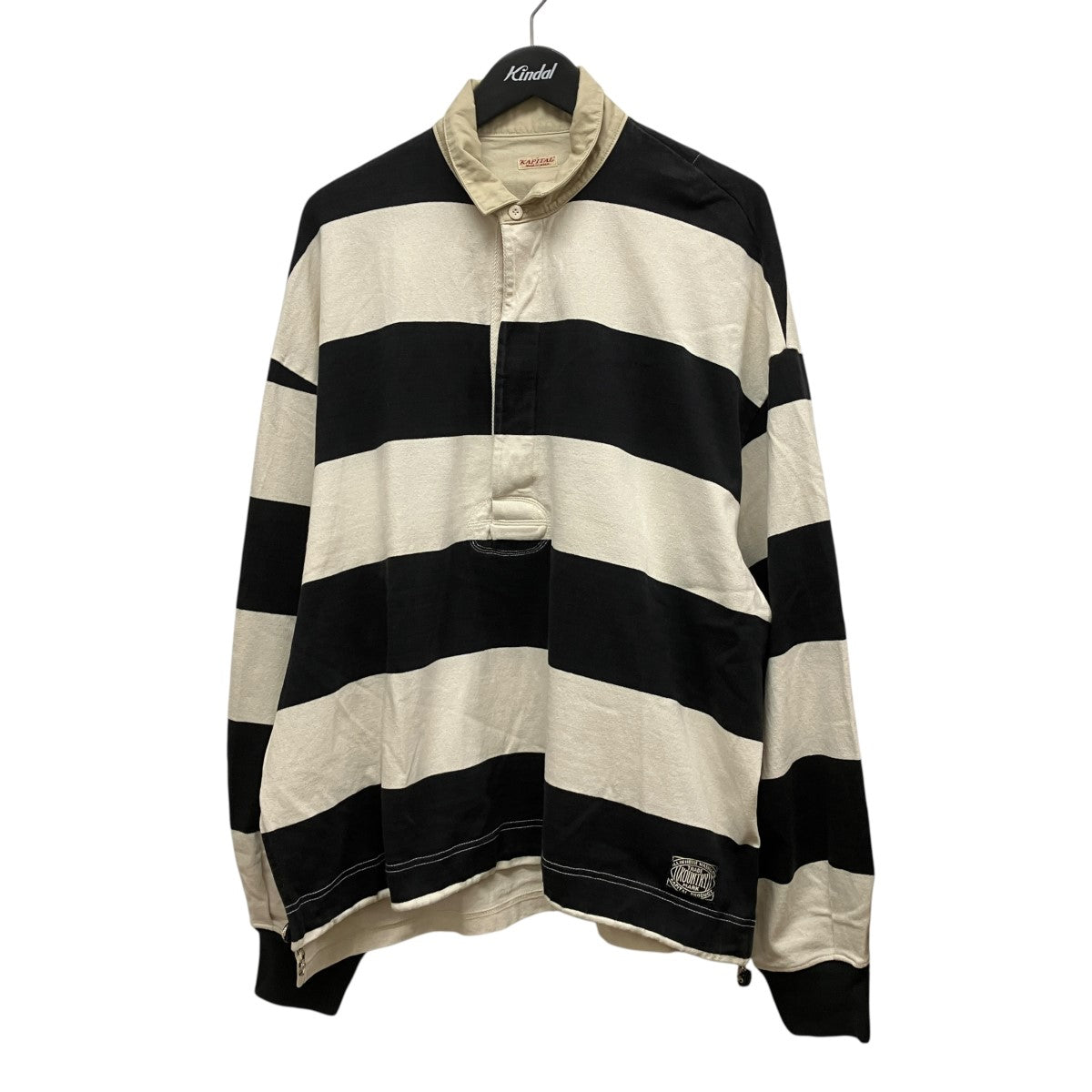 KAPITAL(キャピタル) Jail Stripe Big Rugger Polo Shirtボーダー