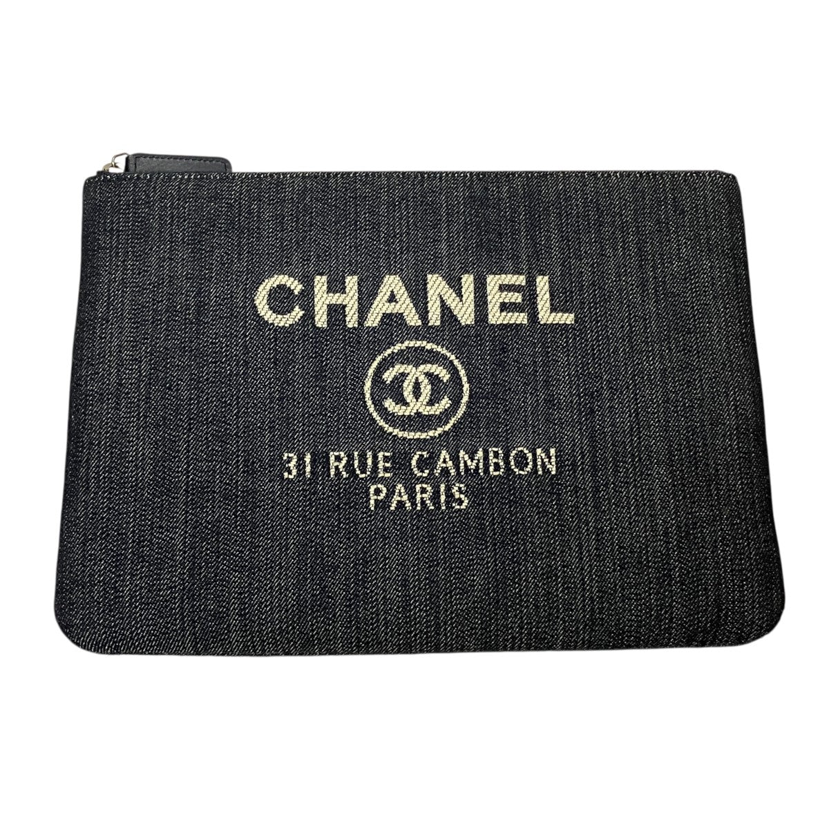 激レア CHANEL デニム クラッチバッグ ヴィンテージ CHANEL(シャネル) デニムクラッチバッグ 21****** ネイビー サイズ ONE