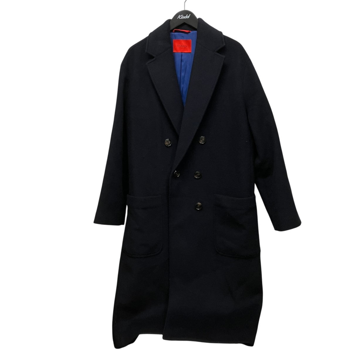 MAX＆Co．(マックスアンドコー) ダブルブレスト ウールコートウール 
