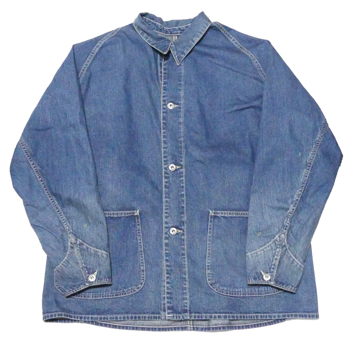 A．PRESSE(アプレッセ) 23AW Denim Coverall Jacket ダメージ加工 ...