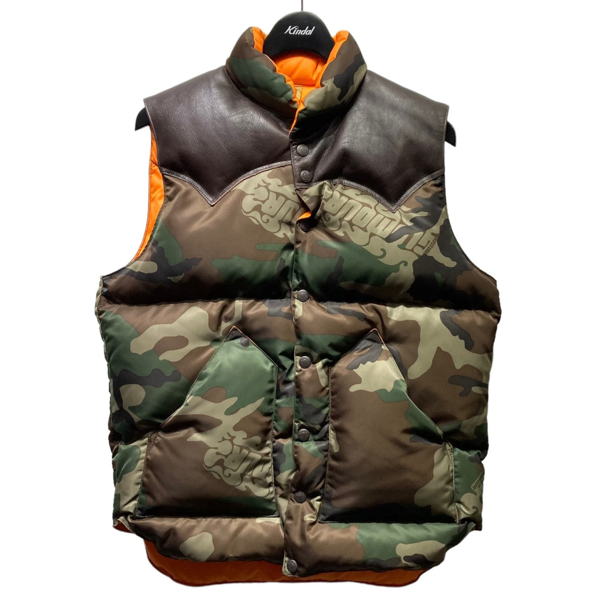 HYSTERIC GLAMOUR(ヒステリックグラマー) ×ROCKY MOUNTAIN 22AW WOODLAND FRAM CAMO柄DOWN  VEST【値下げ】 02223AV01 オリーブ サイズ 40｜【公式】カインドオルオンライン ブランド古着・中古通販【kindal】