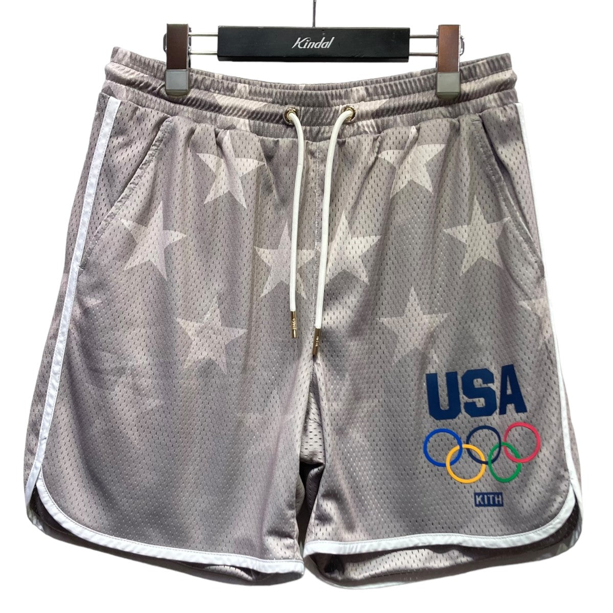 KITH(キス) Kith for Team USA Stars Jordan Mesh Short　ショートパンツ 140659 ライトグレー  サイズ S｜【公式】カインドオルオンライン ブランド古着・中古通販【kindal】
