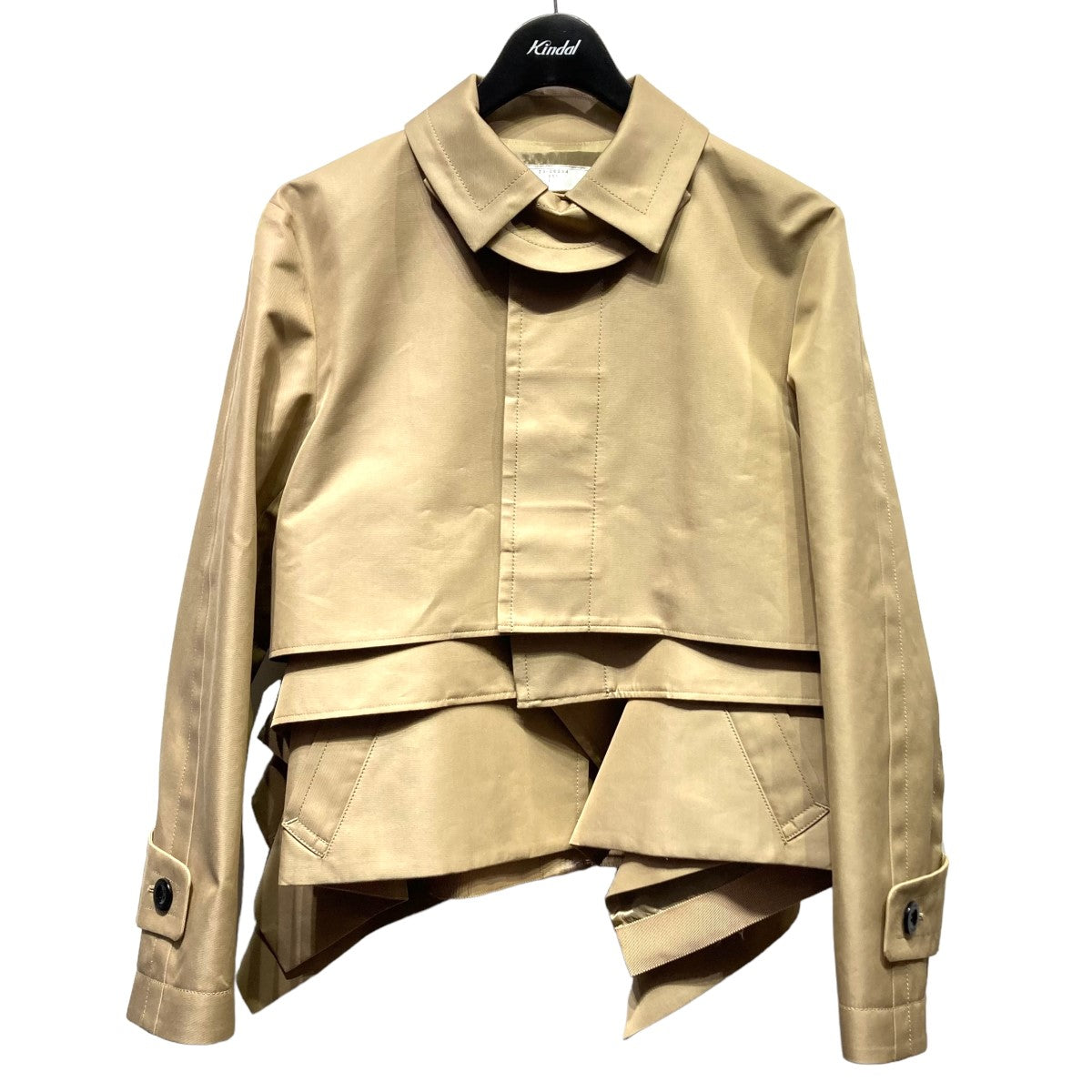 sacai(サカイ) 23SSCotton Gabardine Blousonコットンギャバジンブルゾン23-06964 23-06964  カーキ、ベージュ サイズ 1｜【公式】カインドオルオンライン ブランド古着・中古通販【kindal】