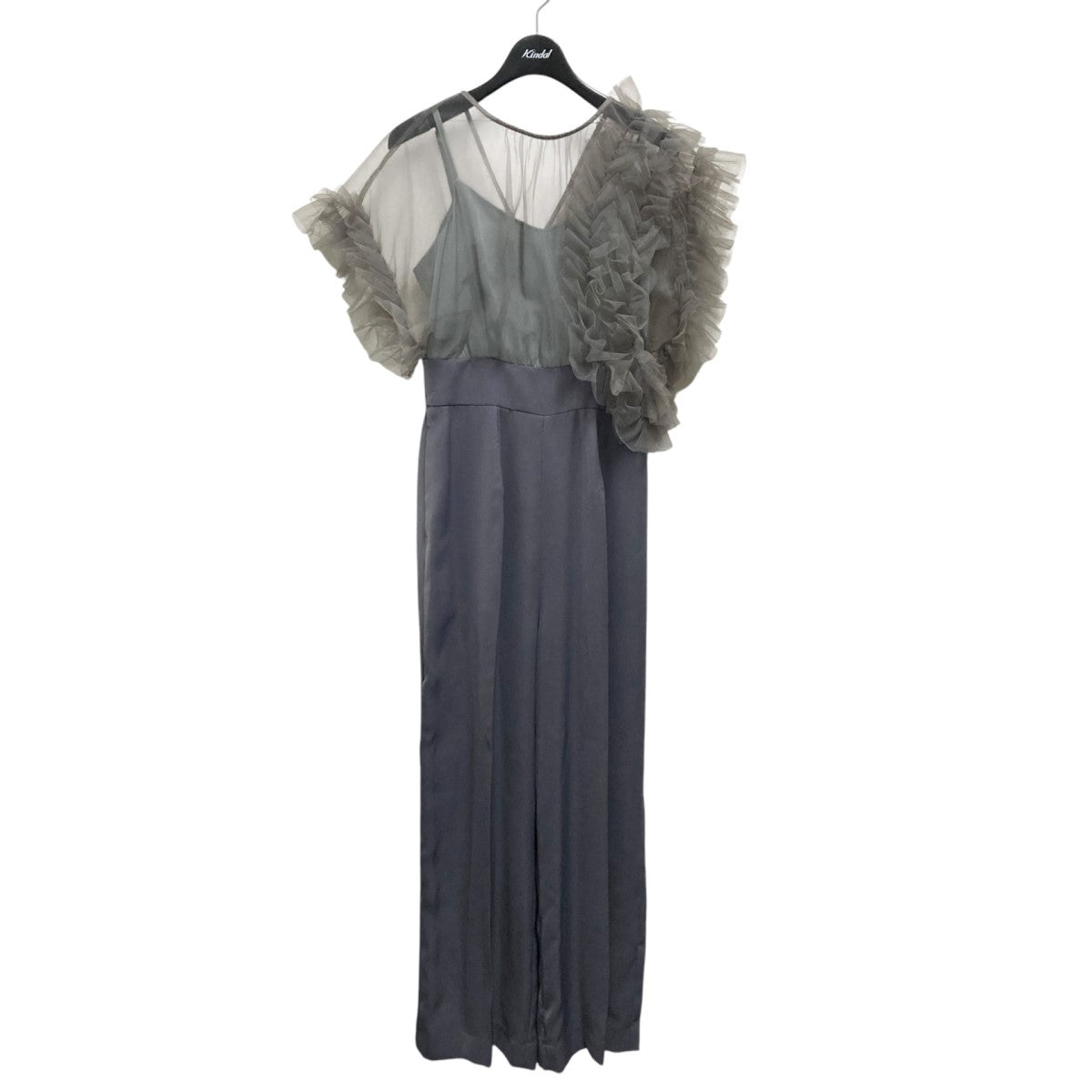 美品✨ ラグナムーン オールインワン チュール ドッキング コンビネゾン フリル LAGUNA MOON(ラグナムーン) LADYチュールドッキングコンビネゾンフリル