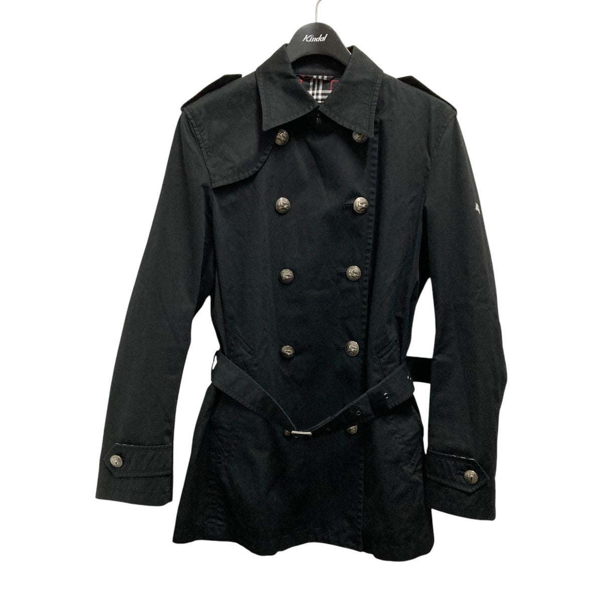 BURBERRY BLACK LABEL(バーバリーブラックレーベル) トレンチコートBMP83 602 09 BMP83 602 09 ブラック  サイズ M｜【公式】カインドオルオンライン ブランド古着・中古通販【kindal】