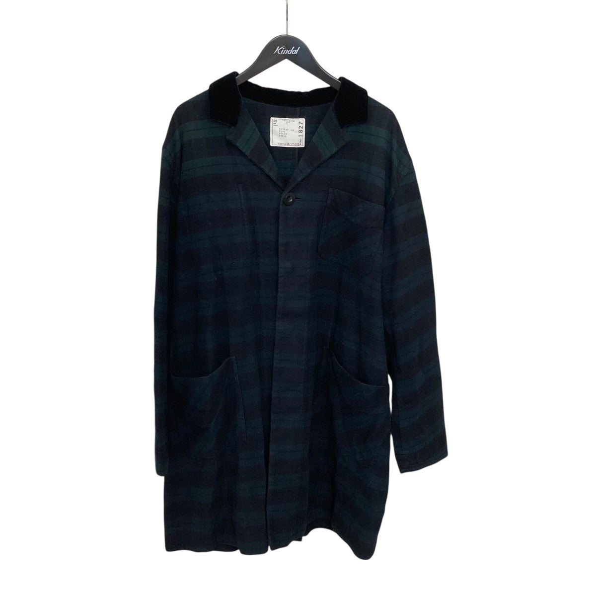 sacai(サカイ) グラデーションチェックシャツコート18-01827M 18