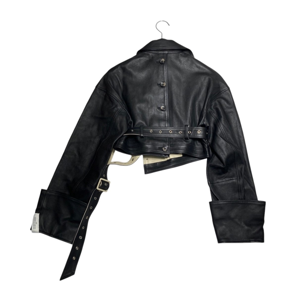 レザークロップドジャケット