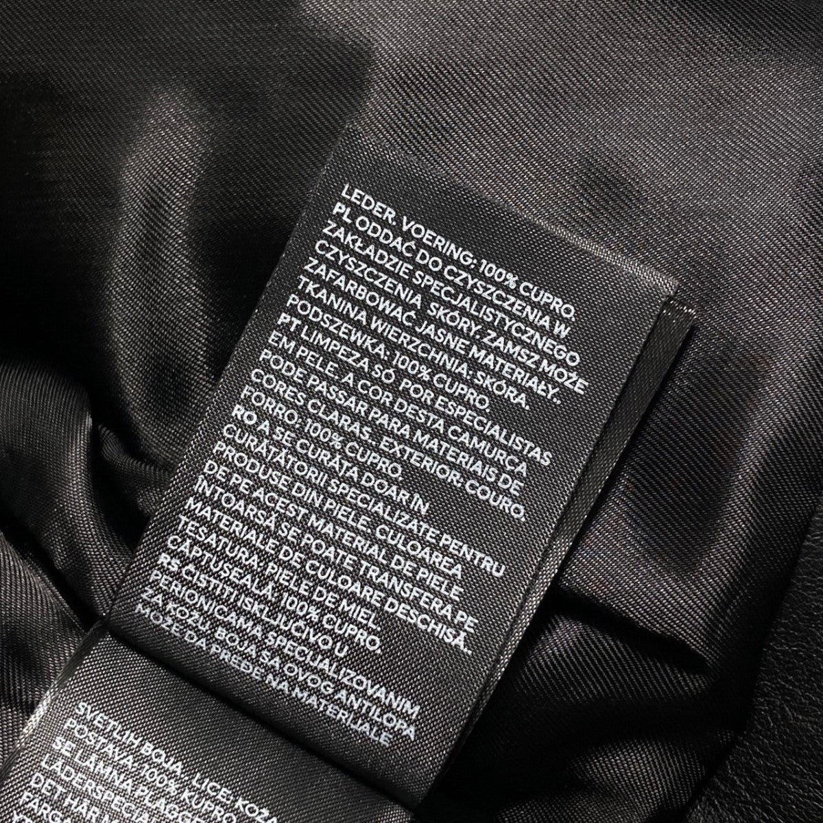 レザークロップドジャケット