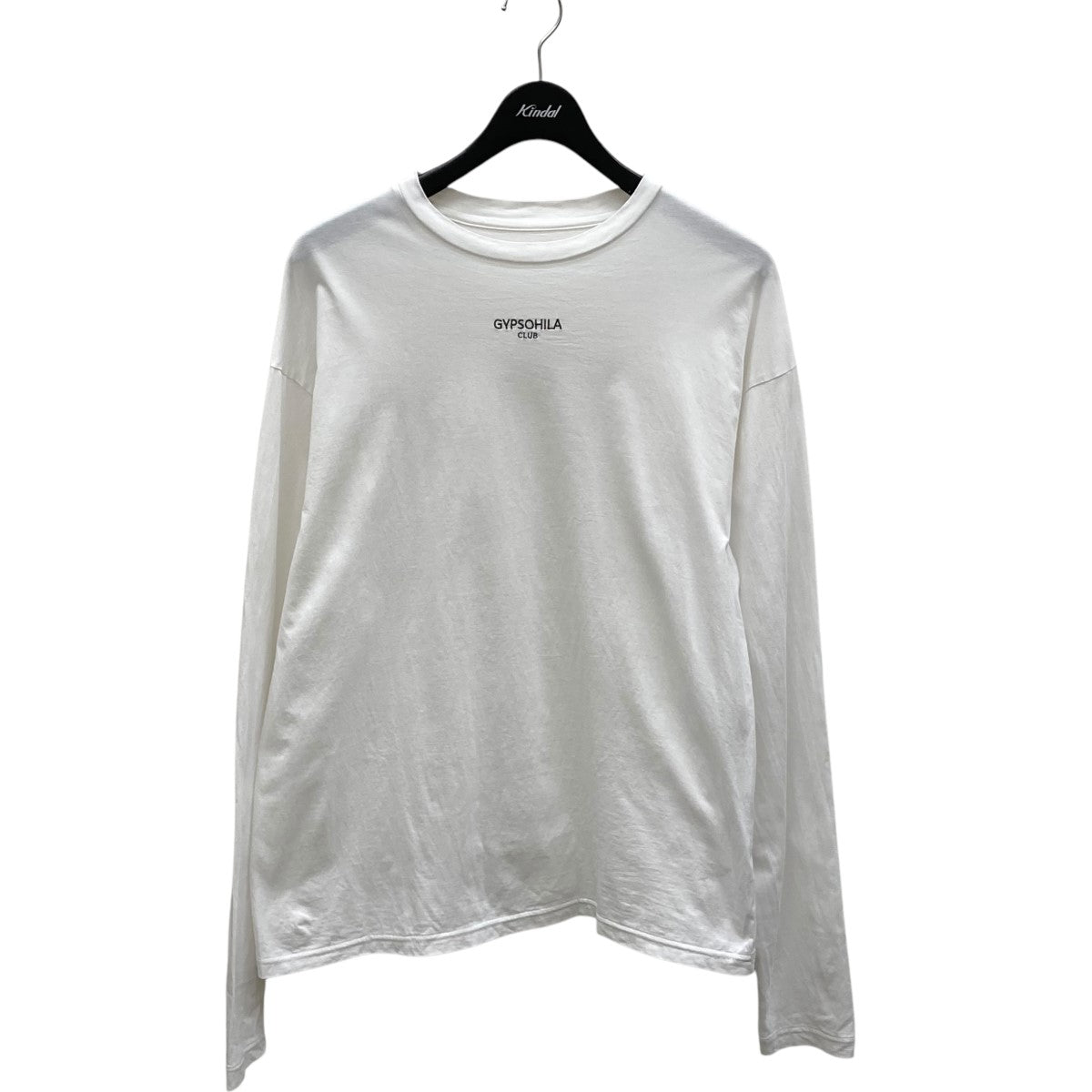 ジプソフィア Gypsohila GYPSOHILA CLUB Long Tee ロングカットソー GPSK-517 ホワイト サイズ：F Gypsohila(ジプソフィア) GYPSOHILA CLUB Long Teeロング