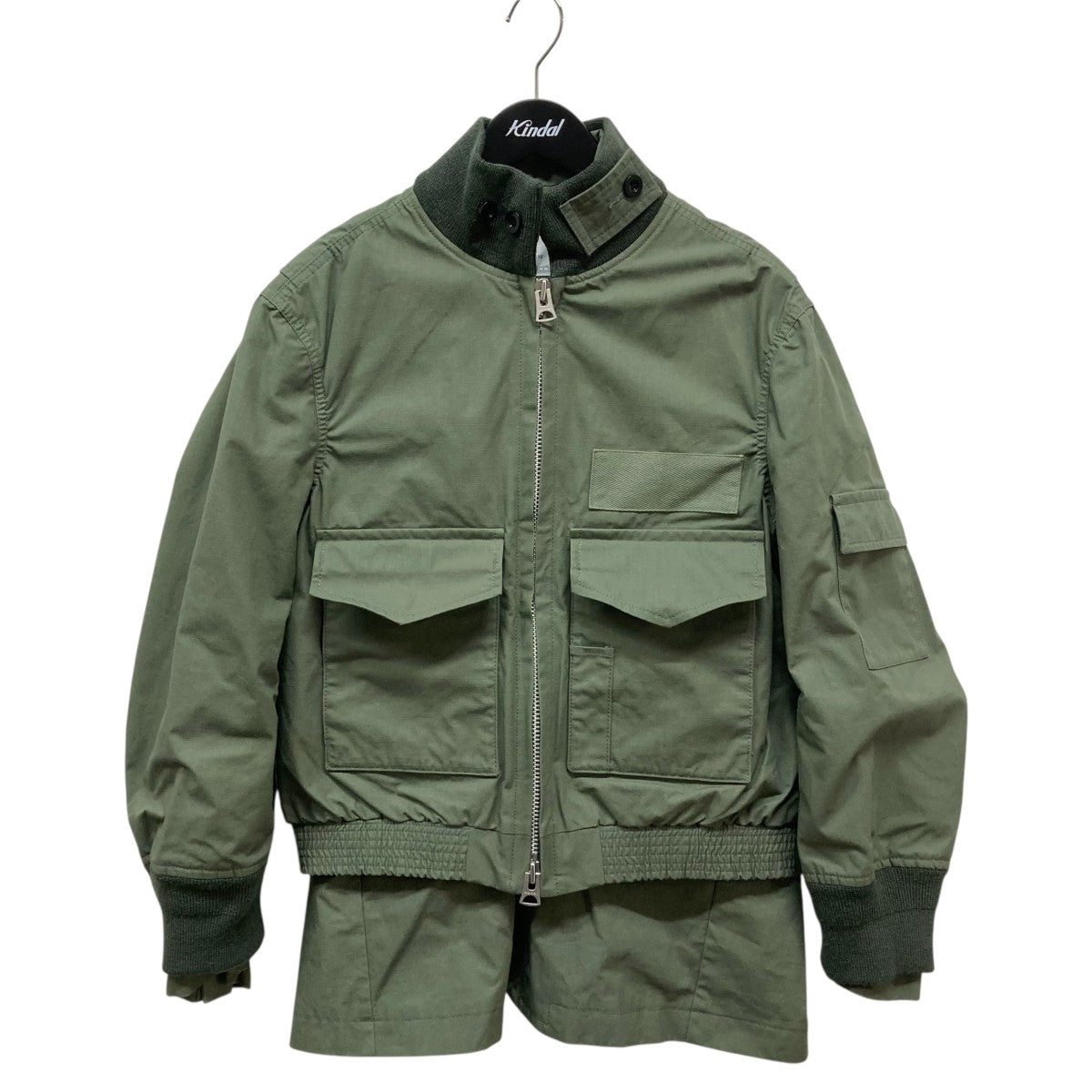 ★ 希少 sacai オリーブグリーン ミリタリー　フライト　ジャケット　モッズ Lサイズのみ]グリーンブライヤー フライトジャケット GREENBRIER