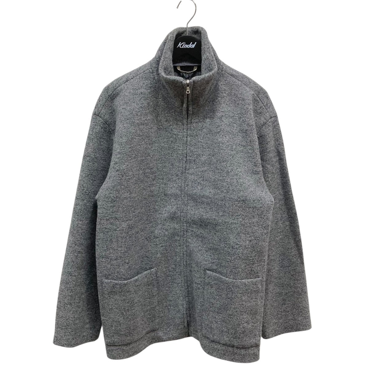 AURALEE(オーラリー) WOOL LING YARN MILLED JERSEY ZIP BLOUSON