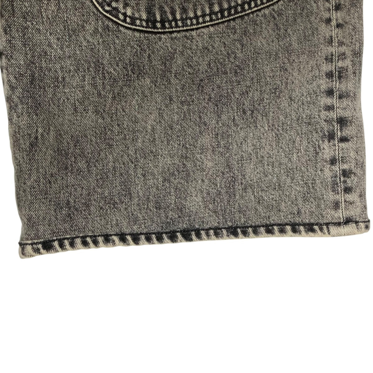 ACID WASHED MODERN WESTERN WIDE TROUSERSデニムパンツ2441000420