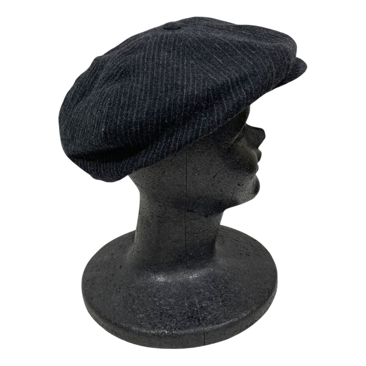 ストライプ柄キャスケット FANCY WOOL PEAKED CAP ファンシーウール ピークドキャップ 242OJ-HT01