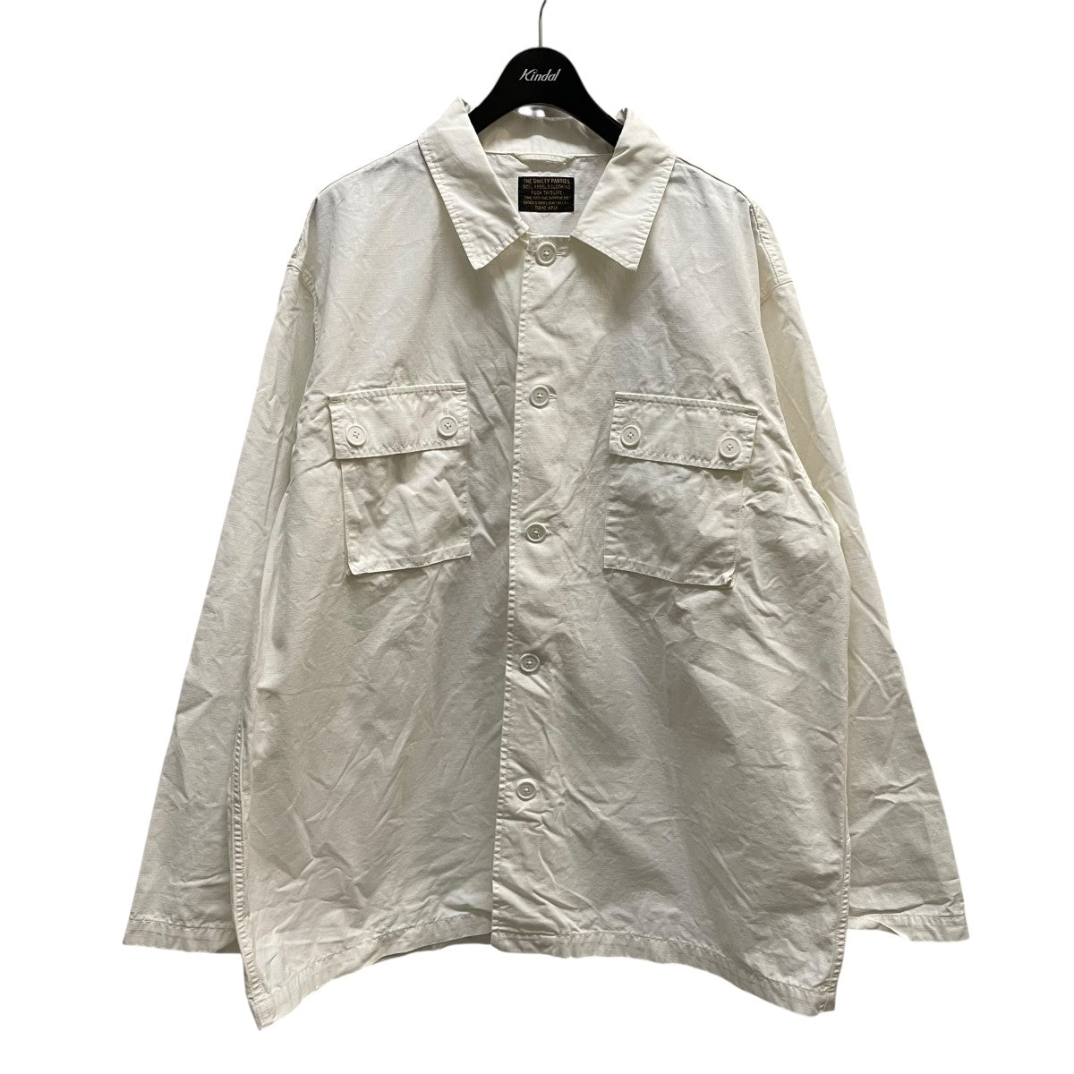 WACKO MARIA(ワコマリア) 23SSARMY SHIRTジャケット ホワイト