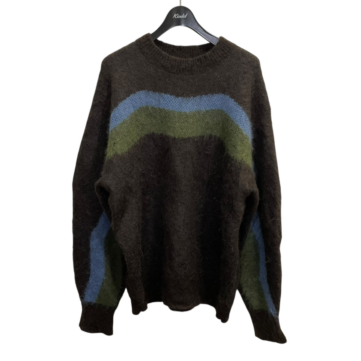 カインドオルオンライン 22AWwave pattern mohairニットNKNIT22AW-016 古着・中古-1枚目のアイテム画像