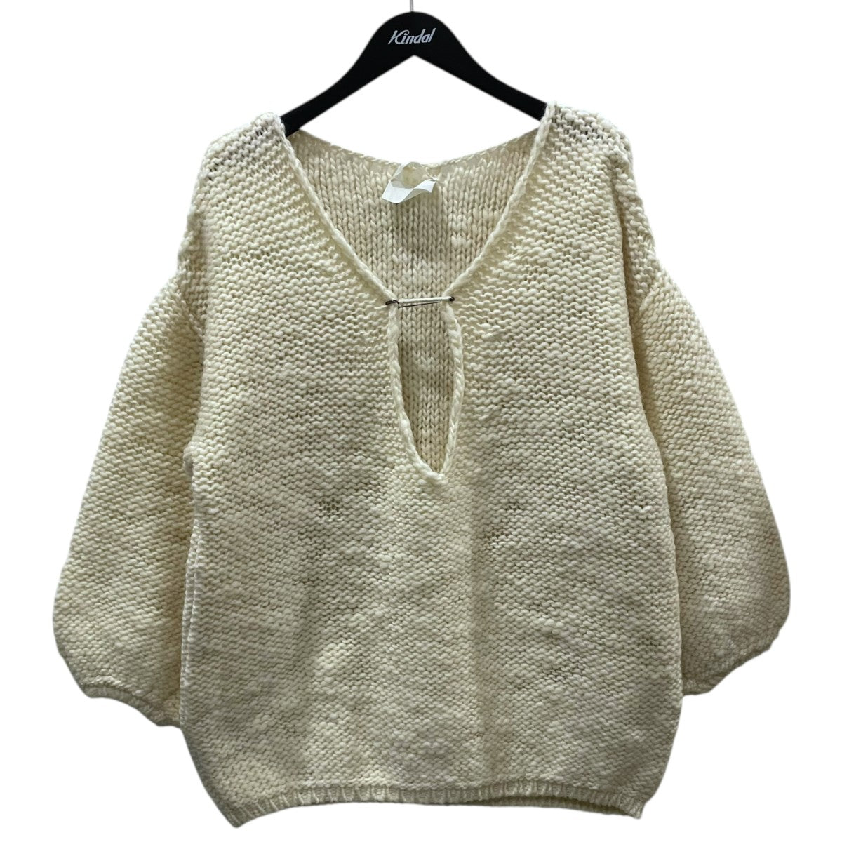 プルオーバーニットセーター ロウウールプルオーバー KNIT049
