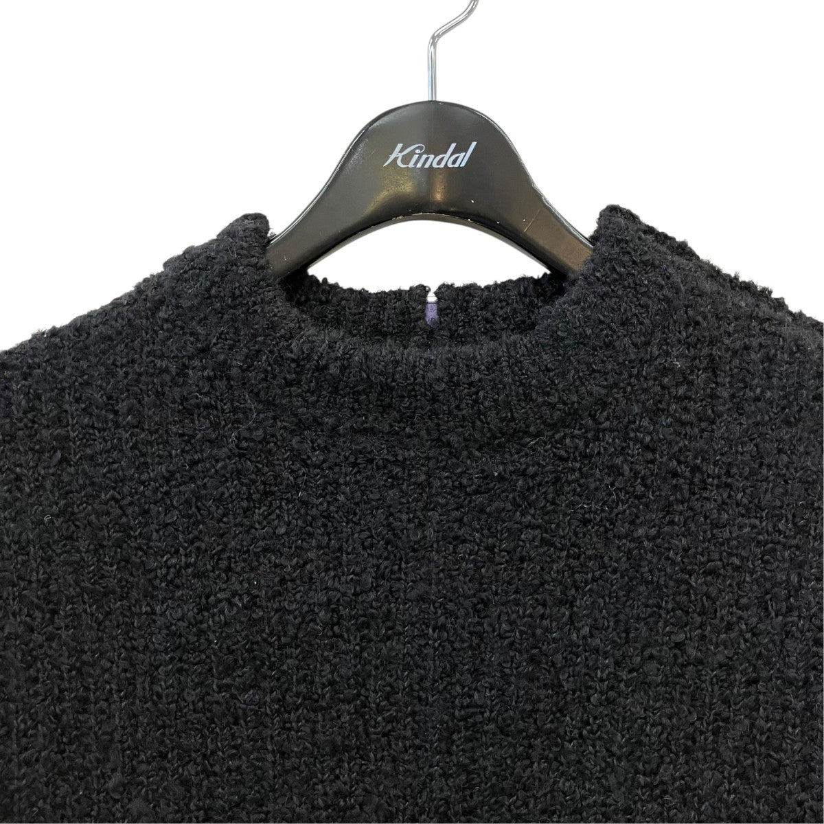 24aw-SY014 Fleece Knit pull overジッププルオーバーニット