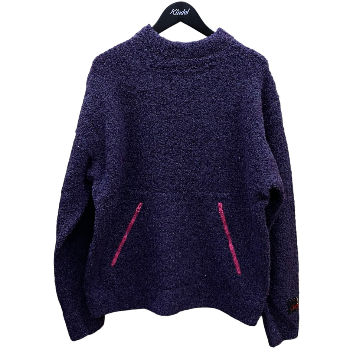 SYUMAN. 24aw-SY014 Fleece Knit pull overフリースジャケット 古着・中古-1枚目のアイテム画像