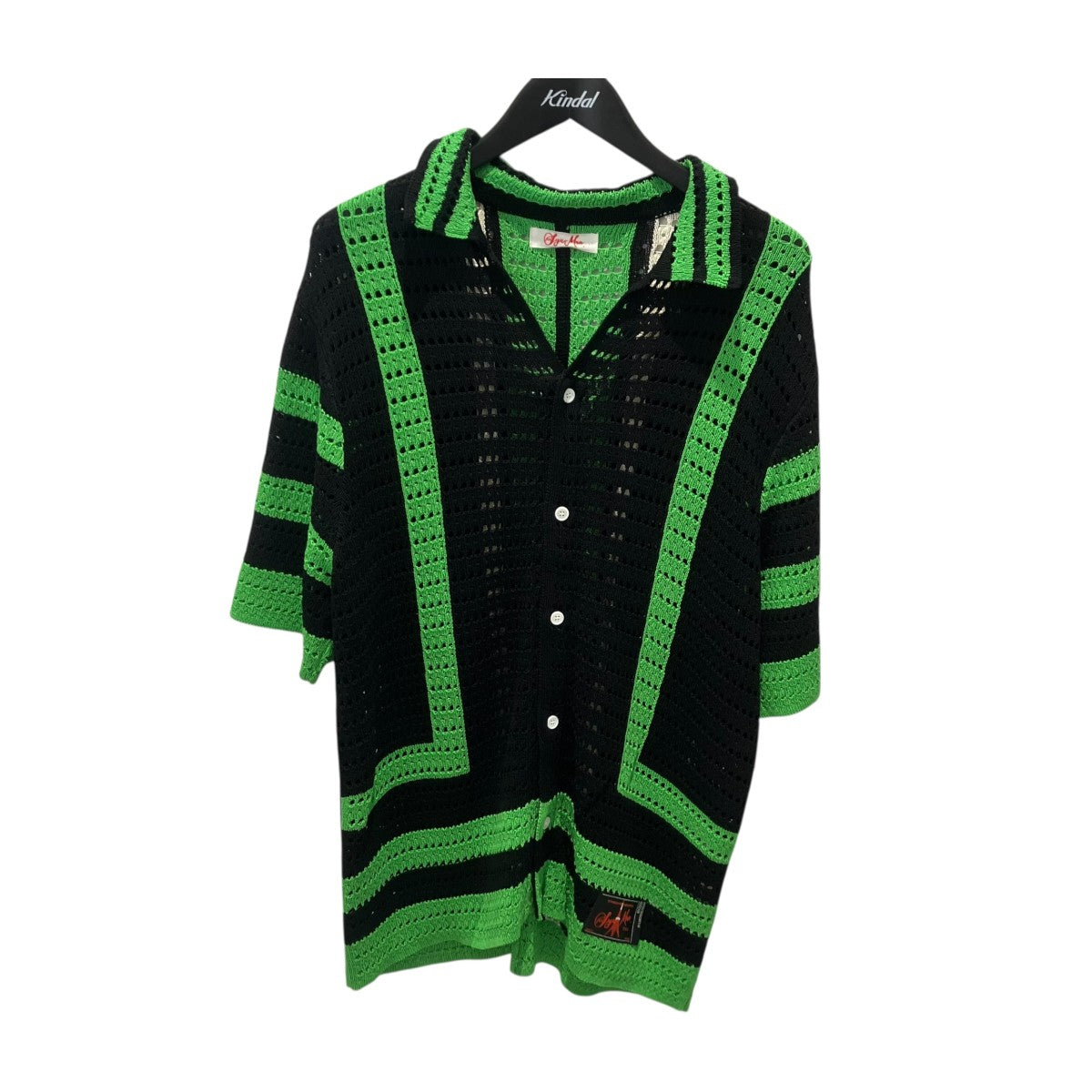 YO24SS-08 crochet short sleeve半袖シャツ