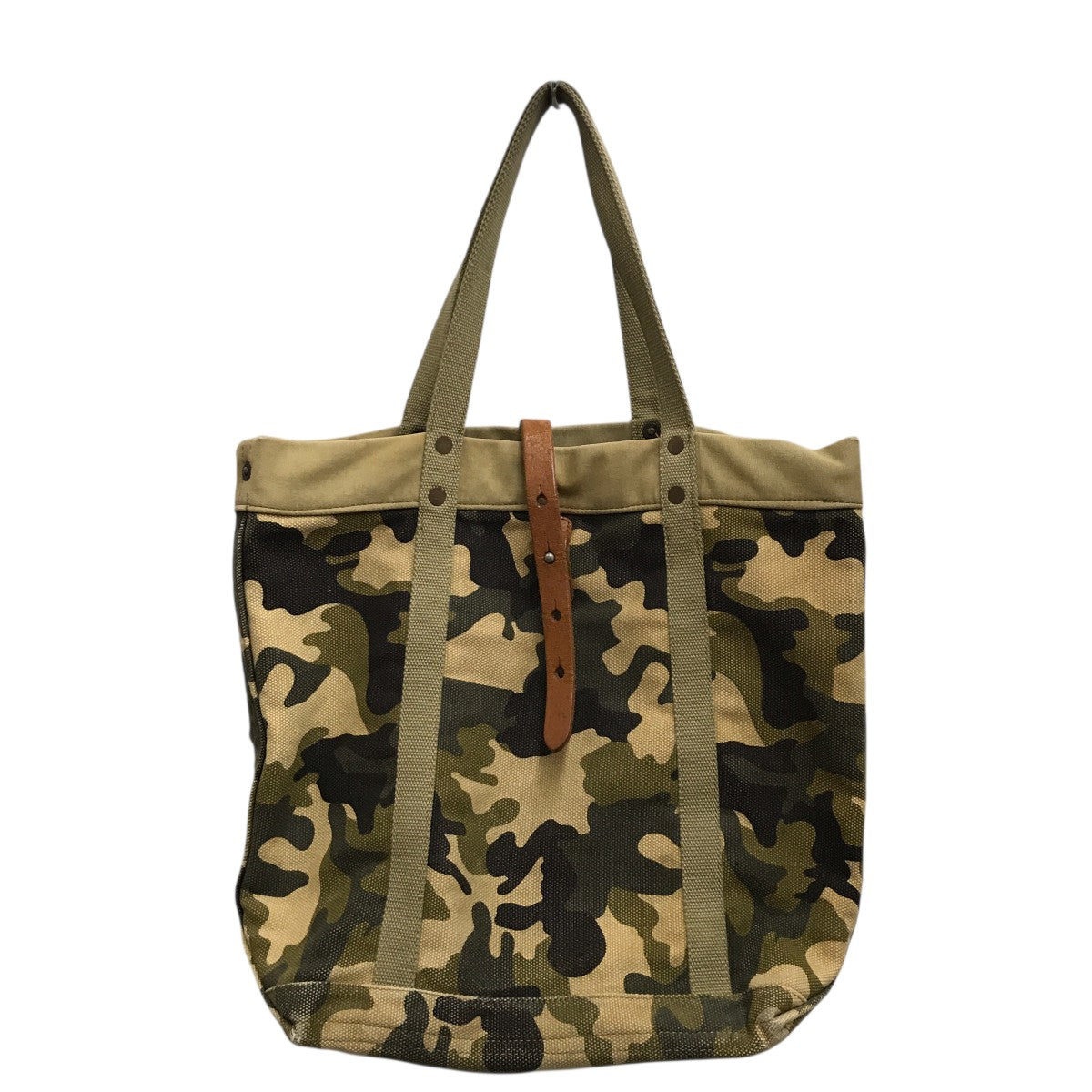 e*a様 RRL ダブルアールエル 迷彩トートバッグ RRL(ダブルアールエル) カモフラージュトートバッグ カーキ｜【公式