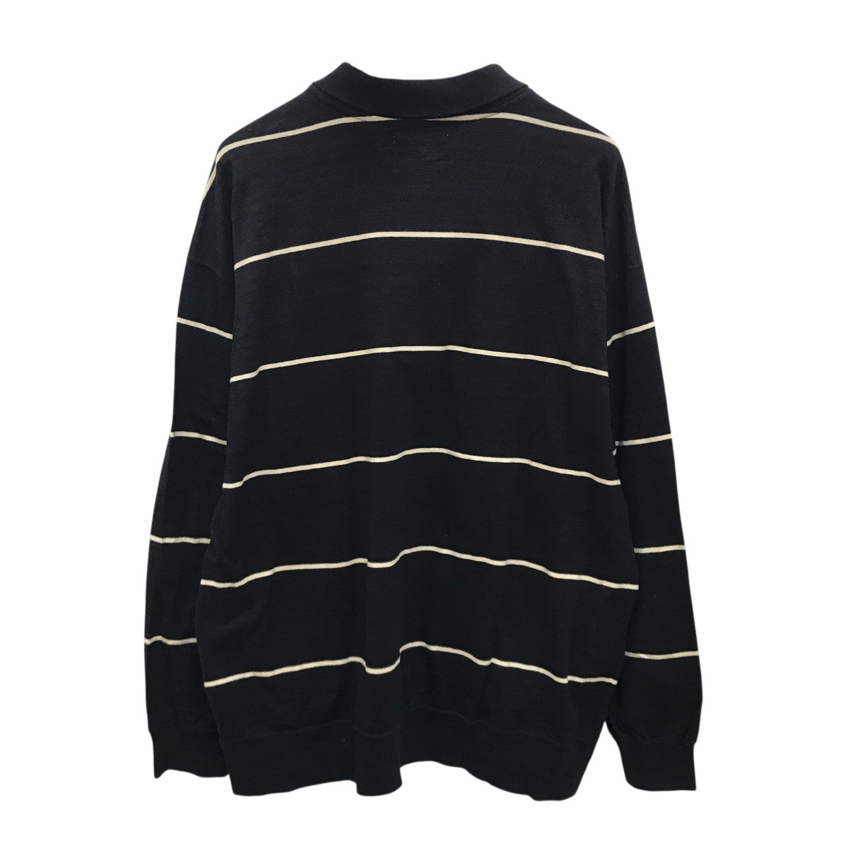 blurhms C NAPP Border Collared Harf-zip襟付ハーフジップスウェットBHS24S025 古着・中古-2枚目のアイテム画像