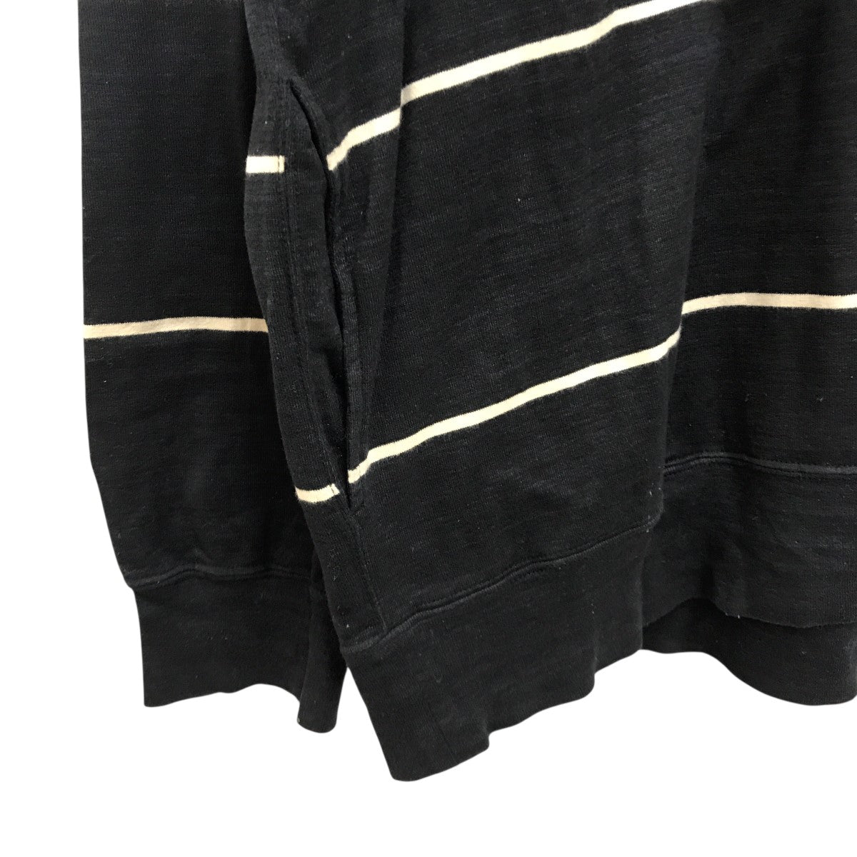 blurhms C NAPP Border Collared Harf-zip襟付ハーフジップスウェットBHS24S025 古着・中古-4枚目のアイテム画像