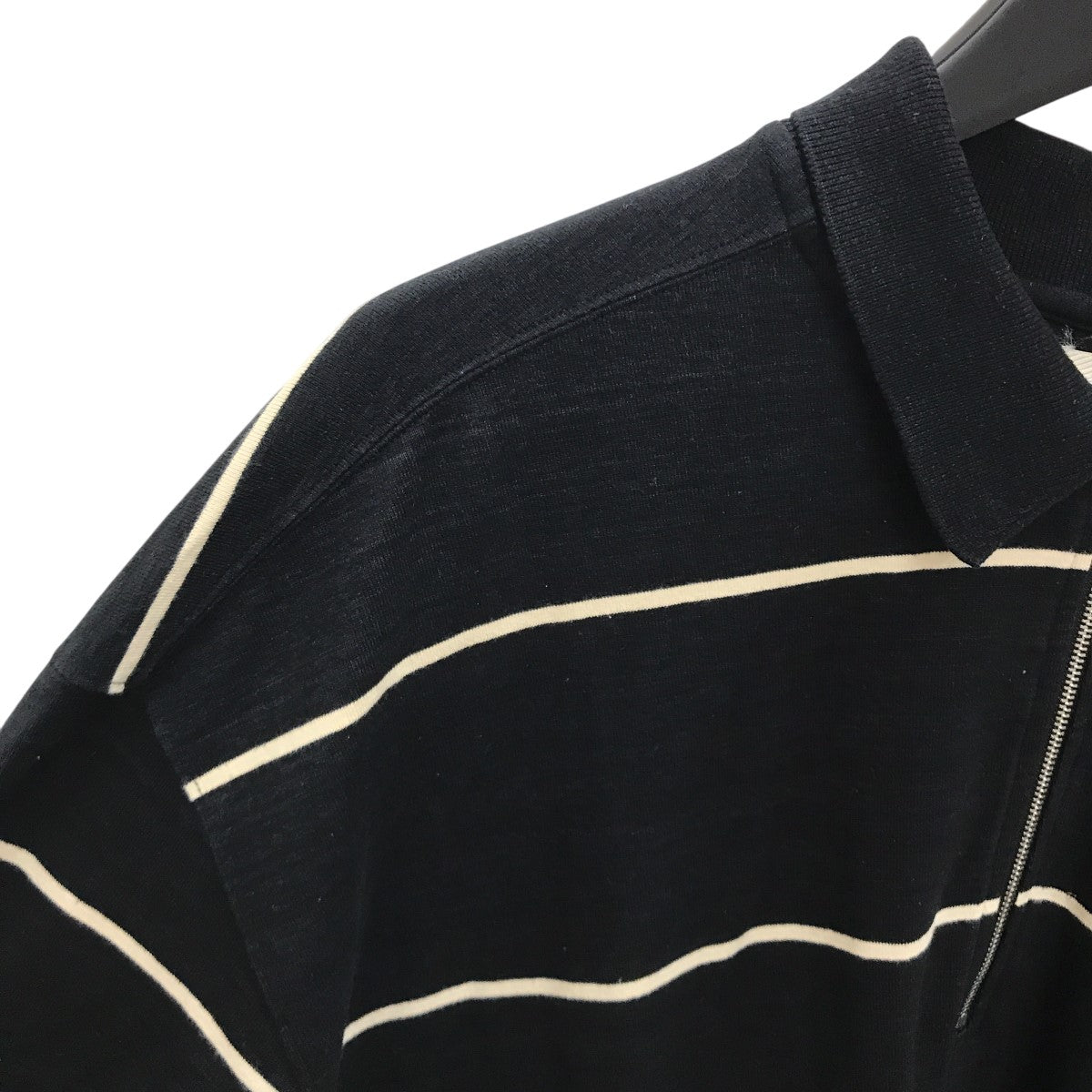 blurhms C NAPP Border Collared Harf-zip襟付ハーフジップスウェットBHS24S025 古着・中古-5枚目のアイテム画像