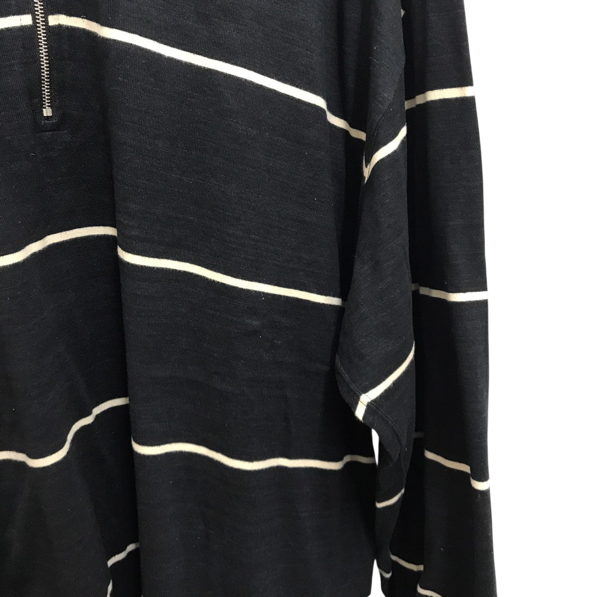 blurhms C NAPP Border Collared Harf-zip襟付ハーフジップスウェットBHS24S025 古着・中古-6枚目のアイテム画像