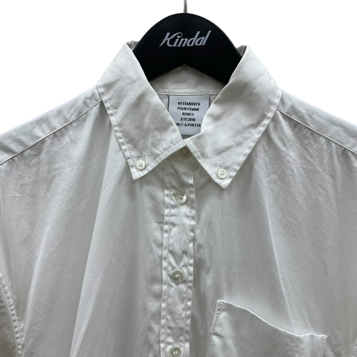 VETEMENTS 19SS長袖ワンピースWSS18DR18 古着・中古-3枚目のアイテム画像