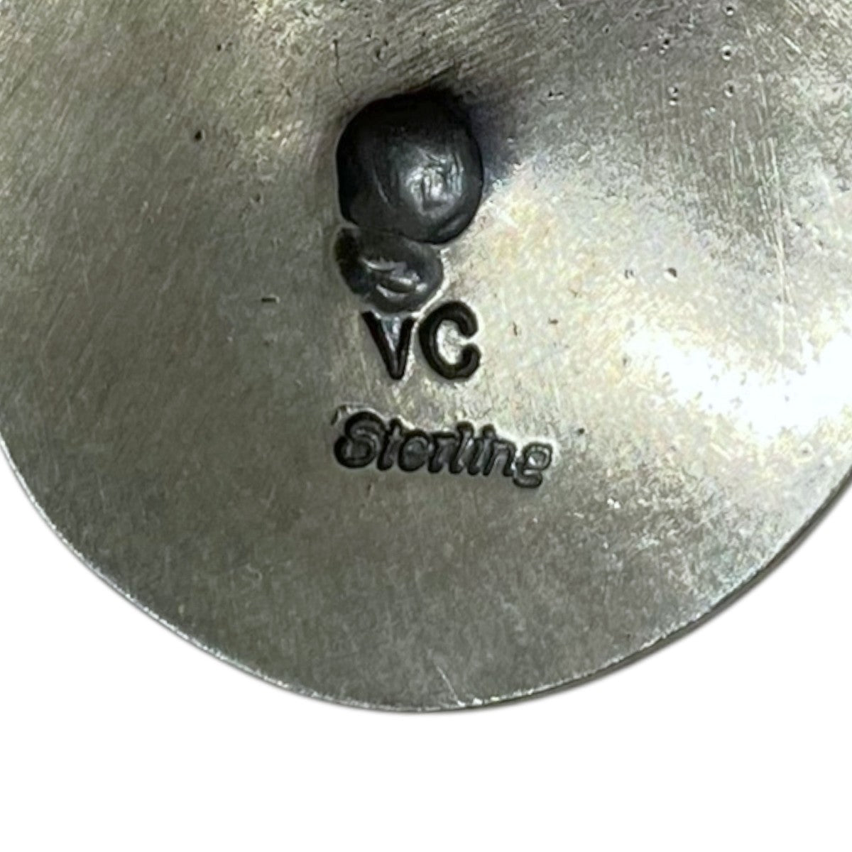 ペンダントトップ Vintageaporo concho stamped necklace w c.1940