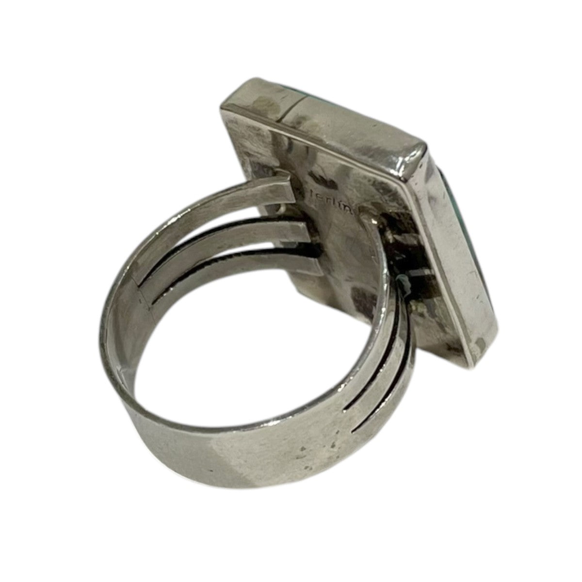 ターコイズリング Navajo Rhombus Turquoise Ring w c.1965