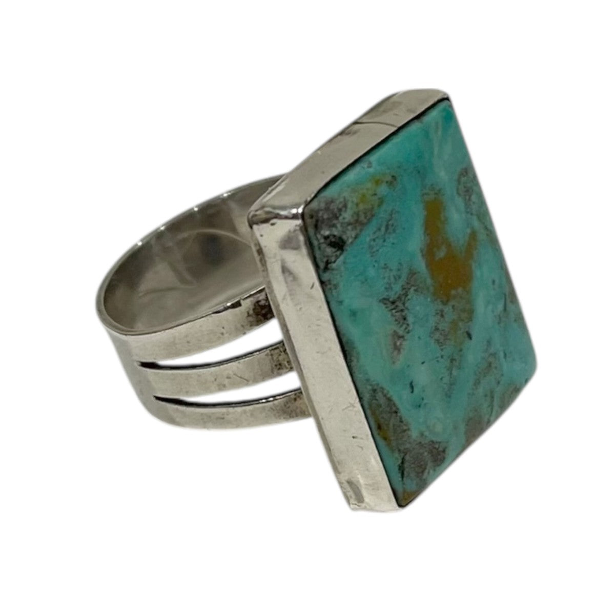 ターコイズリング Navajo Rhombus Turquoise Ring w c.1965