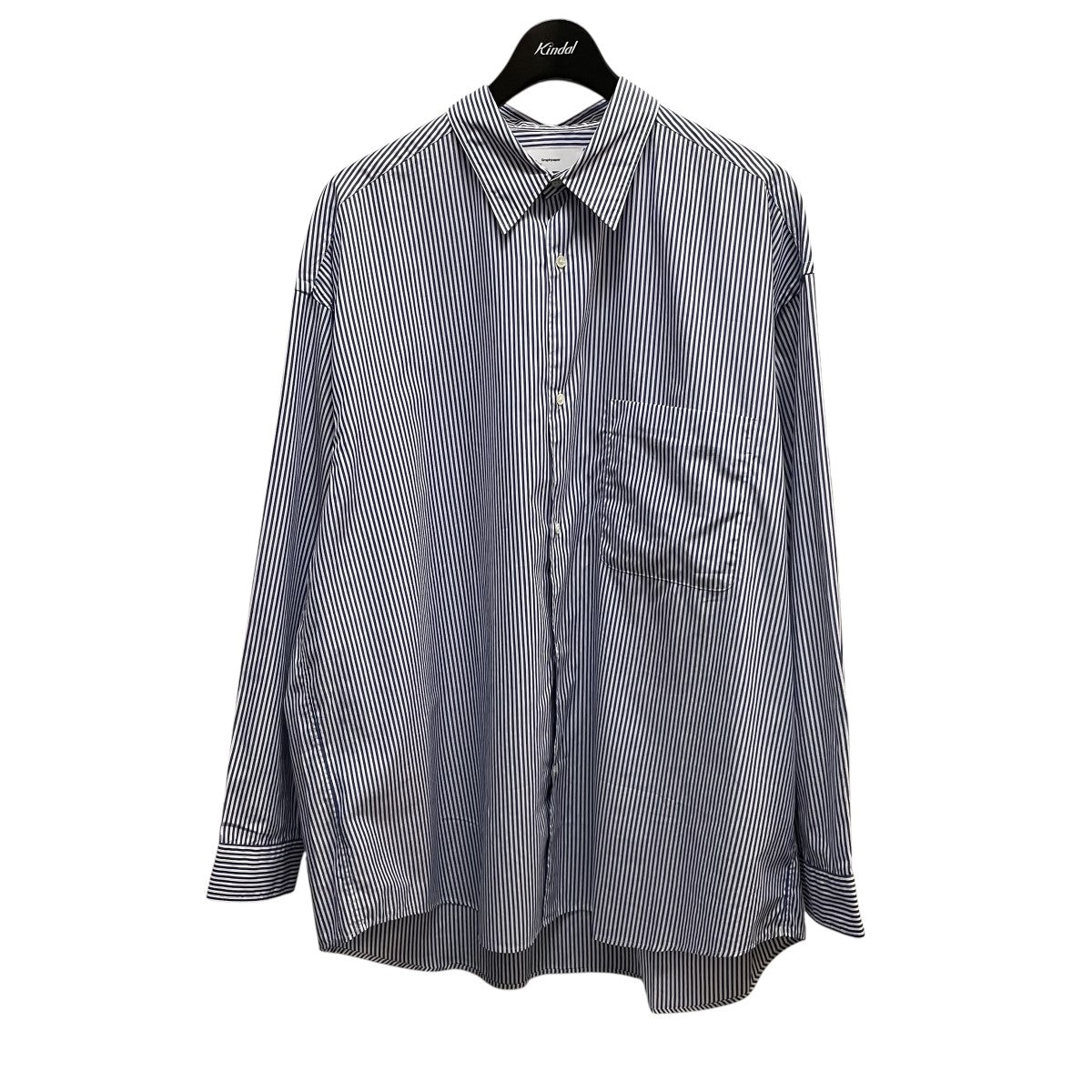 Graphpaper(グラフペーパー) Broad Stripe L S Oversizedシャツ