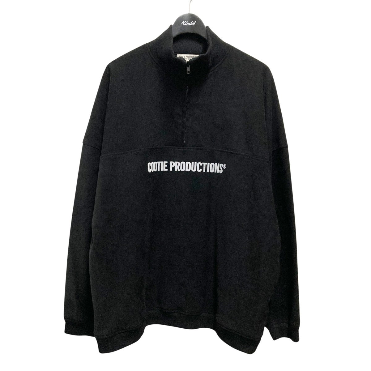 ☆再再お値下げ☆☆Taylor Made ☆ハーフジップポロ Ｌブラック COOTIE(クーティー) Polyester Velour Half Zip L S Teeハーフ