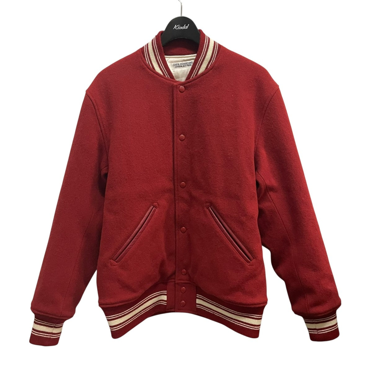 COOTIE(クーティー) AWARD JACKETスタジャン レッド サイズ M