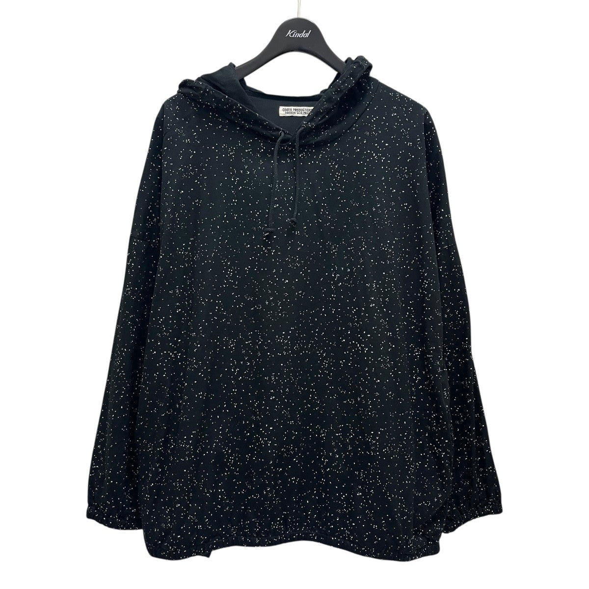 COOTIE PRODUCTIONS ブラックパーカー Lサイズ COOTIE PRODUCTIONS (クーティープロダクションズ)】 ジップパーカー