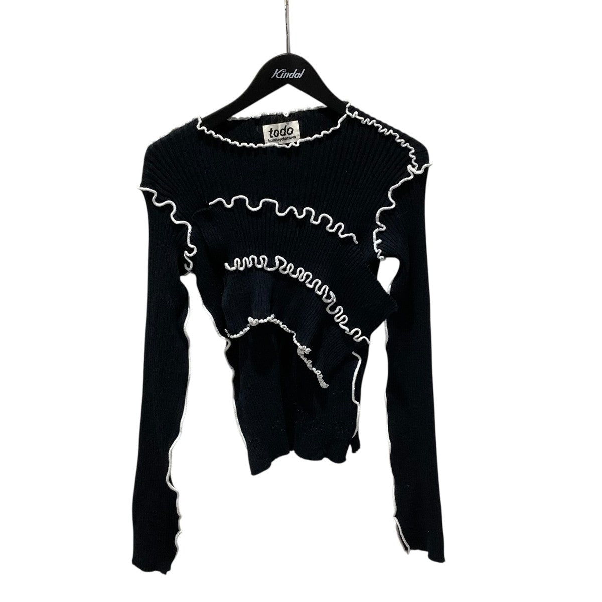 リブニットクルーネックTD19A-KN01