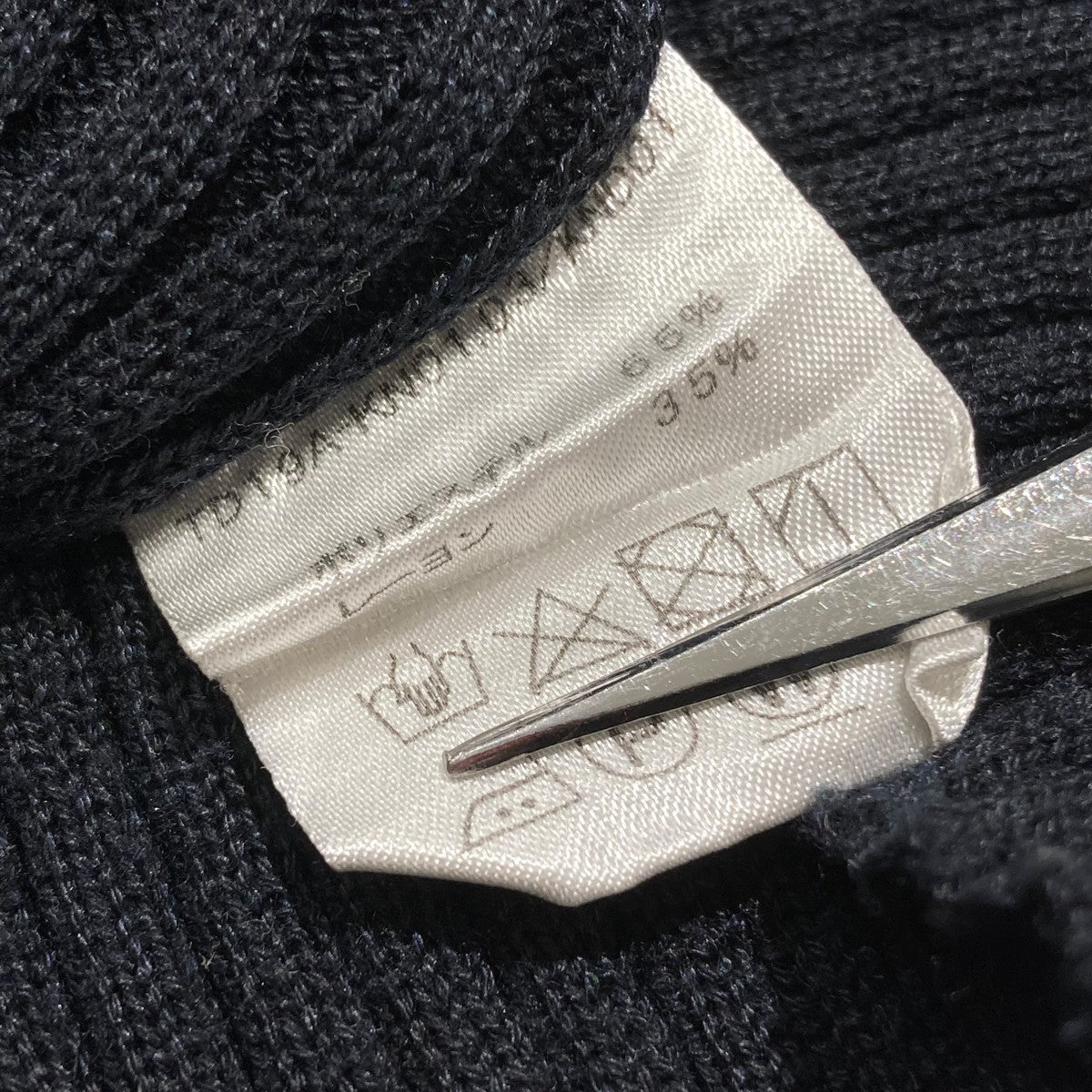 リブニットクルーネックTD19A-KN01