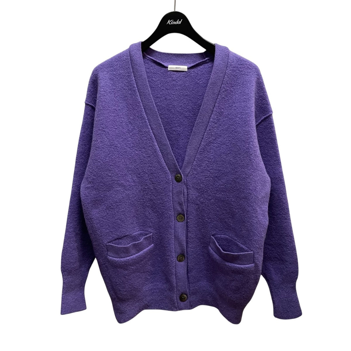 yori 圧縮ニットウールカーディガン YR2235-131AW 古着・中古-1枚目のアイテム画像