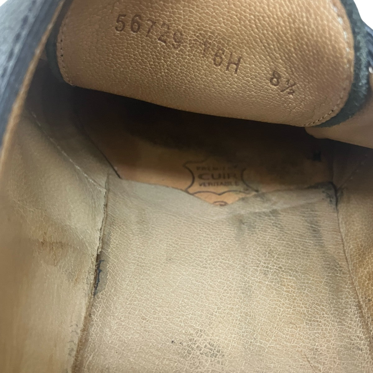 PARABOOT BEAMS F別注 ダブルモンクストラップシューズ56729 古着・中古-9枚目のアイテム画像