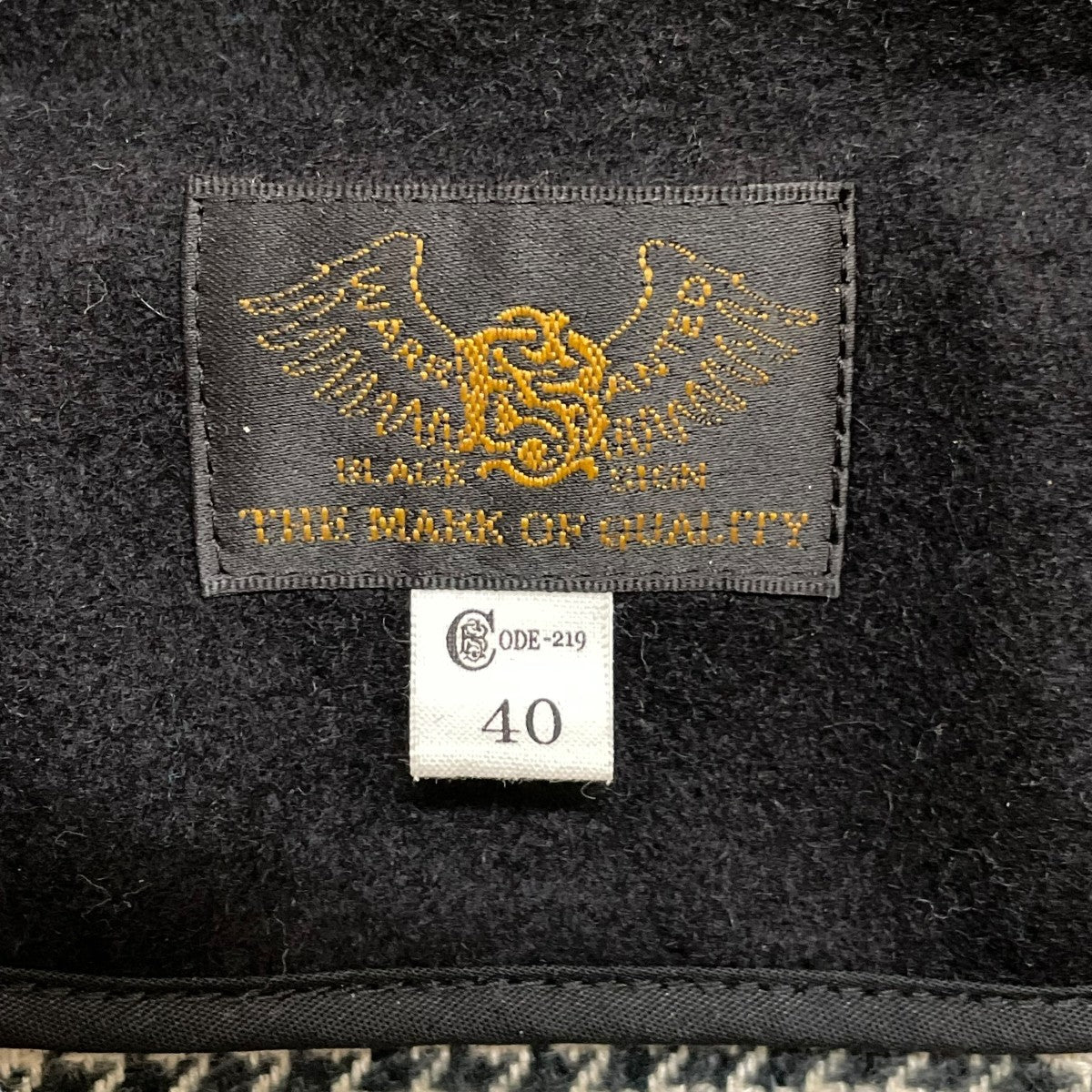 BLACK SIGN TONE SPORTS JACKETジャケット1930’S 2 古着・中古-6枚目のアイテム画像