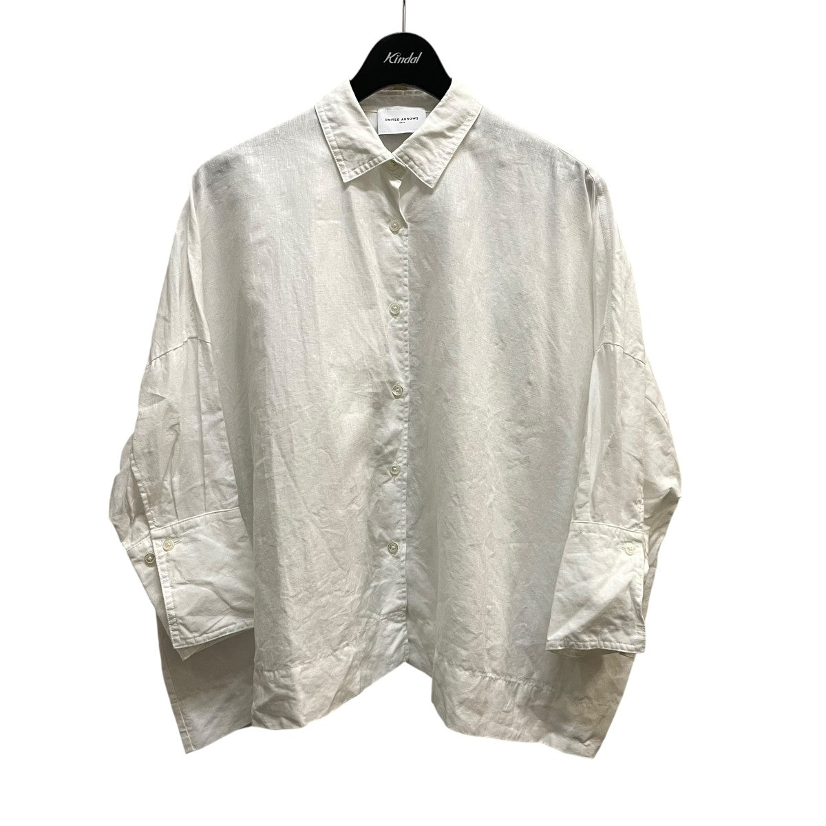 UNITED ARROWS / 25aa/リネンドルマンシャツ/リネン/WHT/無地/1511-144-2252 UNITED ARROWS TOKYO(ユナイテッドアローズ) リネン ドルマン シャツ