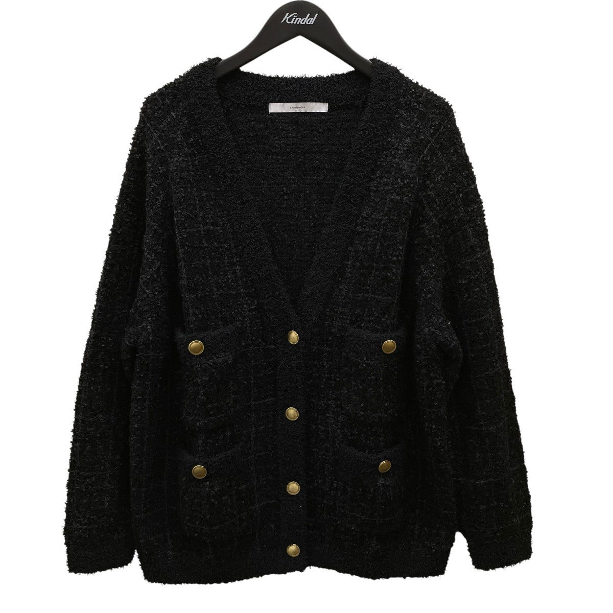 FRAMeWORK(フレームワーク) ツイードニットカーディガン22080220624040