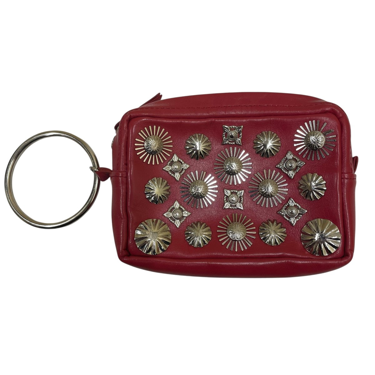 TOGA PULLA(トーガプルラ) レザーポーチ レッド｜【公式】カインドオル