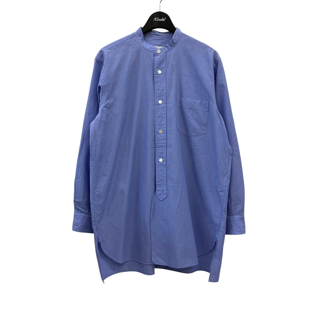 COMOLI(コモリ) バンドカラーシャツV01-02002 V01-02002 ブルー サイズ