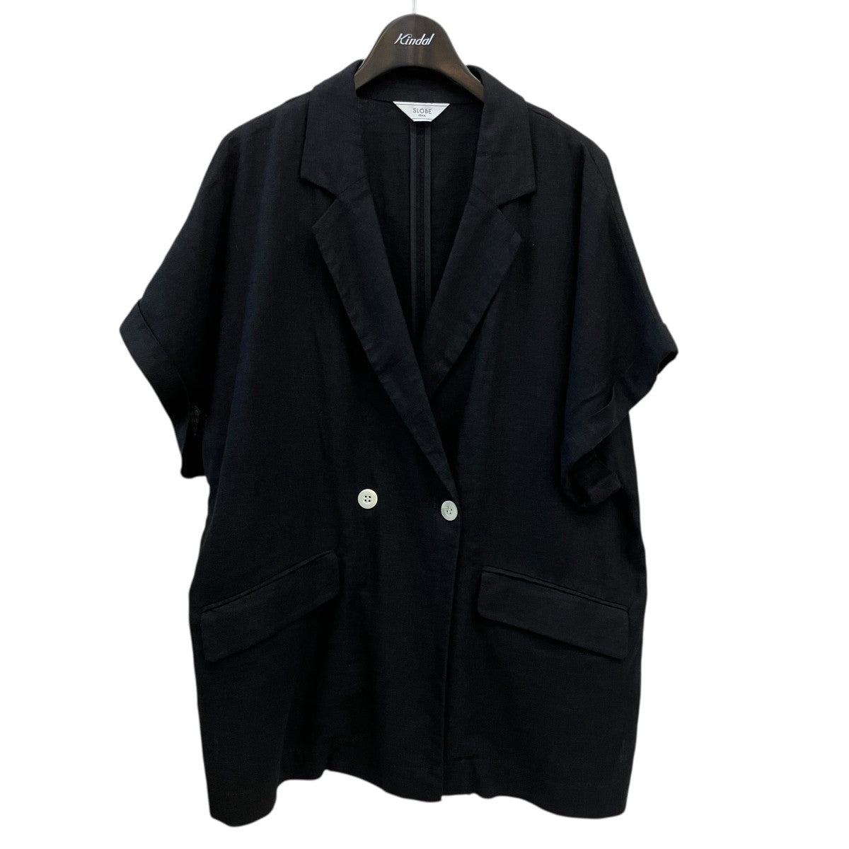 SLOBE IENA(スローブイエナ) レーヨンリネンハーフスリーブジャケット