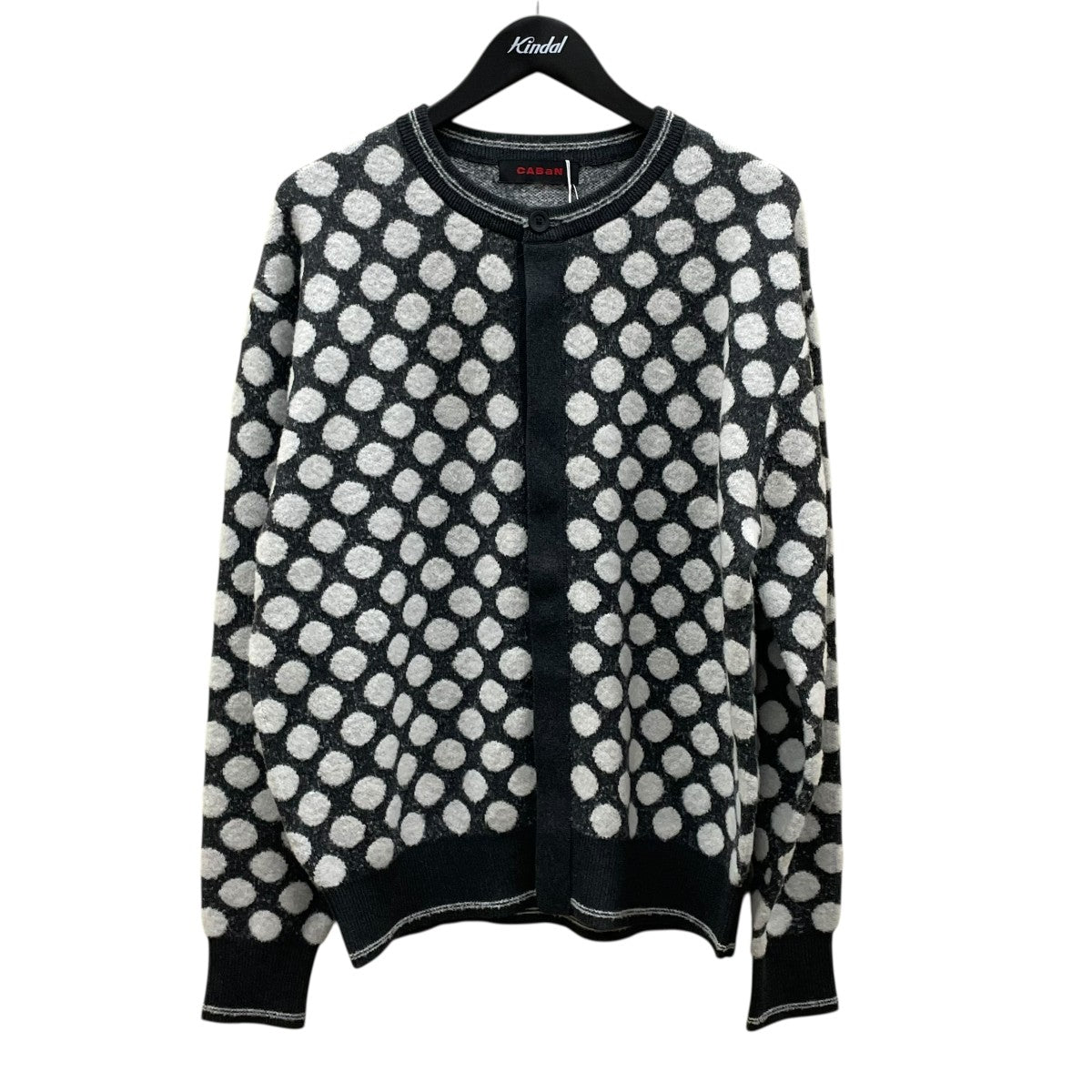 CABaN(キャバン) ブークレードット クルーネックカーディガン59-02-41